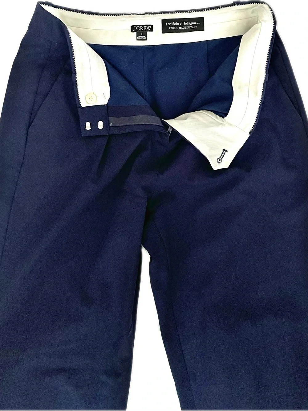 J.Crew Portia pant in Italian bi-stretch wool blend
